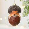 Christmas Tree Decoration Squirrel Hedgehog Christmas Ball Ornaments Xmas Holiday Decor for Home Table
