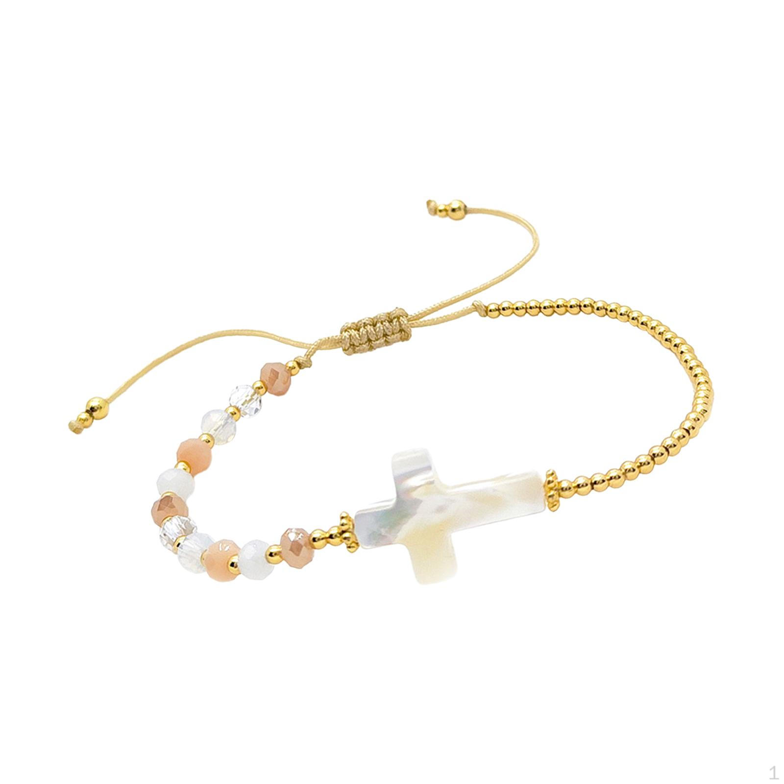 

Браслет из перекрещенного шнура, плетеный веревочный браслет, каменные браслеты-манжеты, шарм, регулируемый, для подарка на день рождения