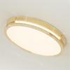 Lishin Simple Modern Round LED Solid Wood Ceiling Lamp
