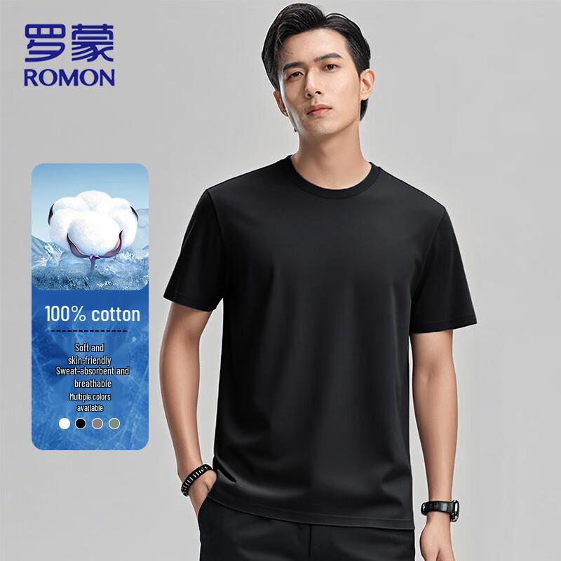ROMON Men s Pure Cotton Short Sleeve T-Shirt 190 2300₽
