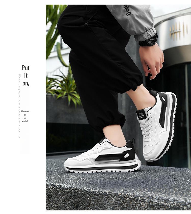 2024 Winter Breathable Men's Fashion High-End Sports Casual Shoes - Comfortable All-Match Daddy Sneakers