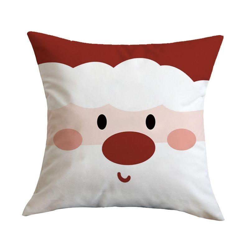 Merry Christmas Tree Throw Pillow Cover, Festive Embroidered Cushion Case for Home Decor