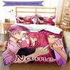 3pcs KPop Demon Hunters16 Cover Set - Personalized Name, HD Printed Bedding with 1 Cover and 2 Pillowcases - Perfect for Home Decor, Easy Care