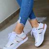 Women Sneakers Platform Shoes Leather Patchwork Casual Sport Shoes Ladies Outdoor Running Vulcanized Shoes