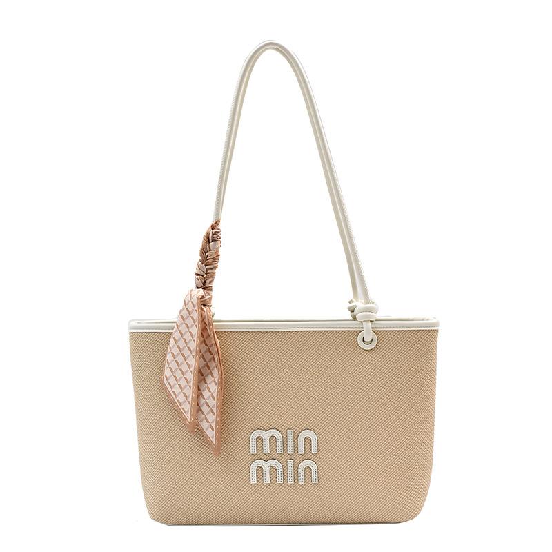 Portable large-capacity tote bag women's 2025 new trendy high-end versatile shoulder bag fashionable foreign messenger bag