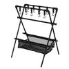 Foldable Outdoor Camping Shelf and Drying Rack