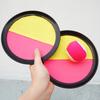 Kids Toss Catch Ball Toy with Adjustable Band Paddle Indoor Outdoor Backyard Parent-children Interactive Sticky Ball Throwing Game Toddlers Boys