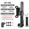 Giyo 120psi Fahrrad Handluftpumpe Mountain Road Bike Mini Reifenfüller Schrader/Presta Radfahren Tragbares Fahrradpumpen-Set
