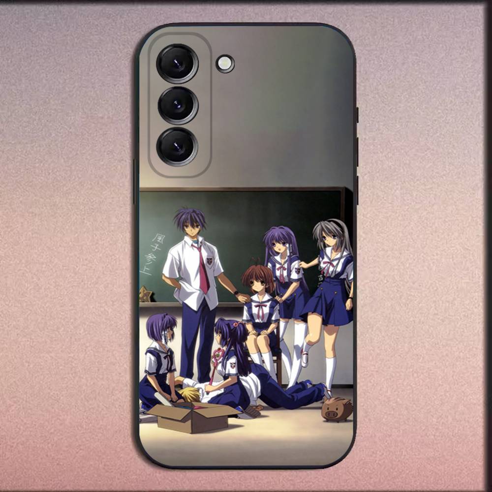 Anime Clannad Phone Case For Samsung Galaxy A20,A21s,A22,A31,A32,A52,A53,A72,73,A80 Soft Black Cover