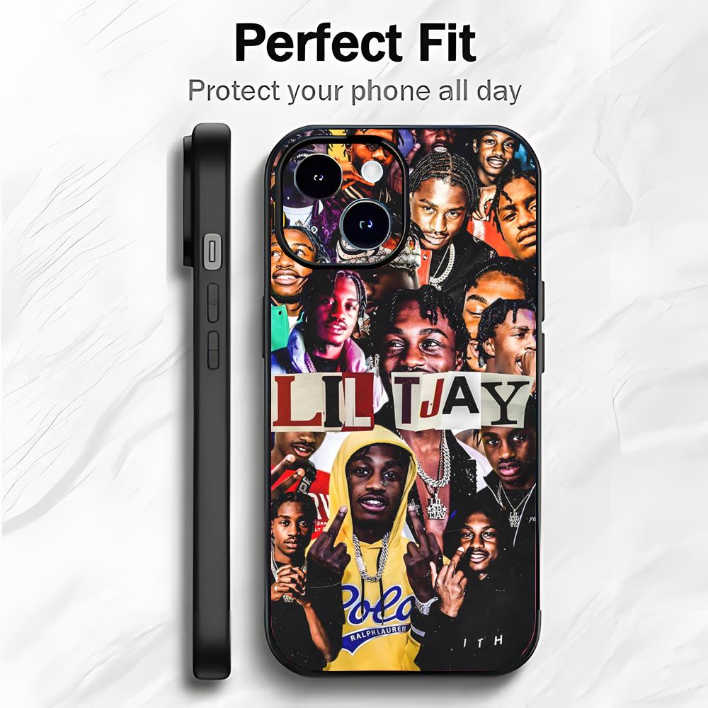Rap American Singer L-Lil TJay Phone Case Phone Case Soft Packaging Lightweight For iPhone17 16 15 14 13ProMax