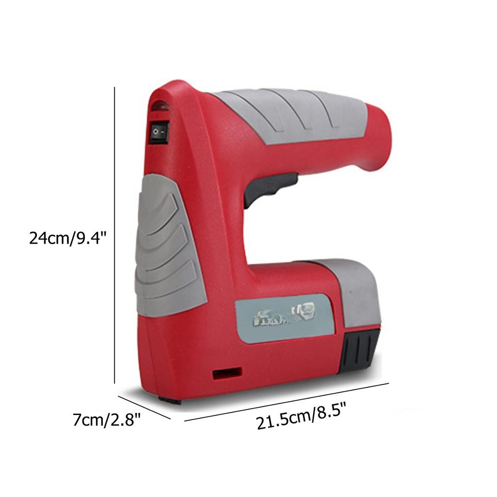 Electric Nailer Gun Stapler Furniture Staple Guns USB Rechargeable Lithium Battery for Frame Woodworking Power Tools 4.2V