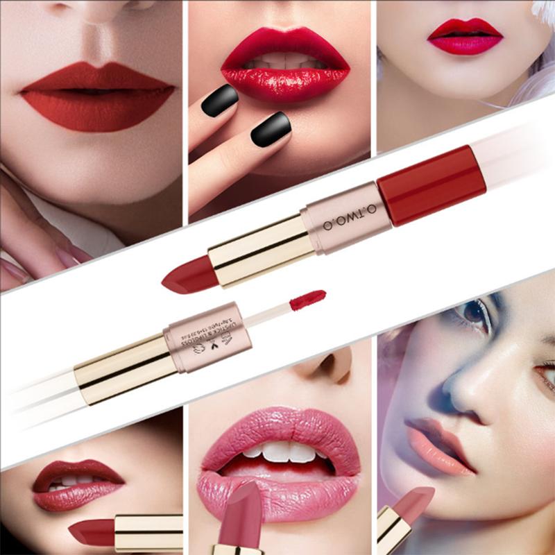 2 In 1 Matte and Mist Lipstick with Double Heads for Lip Gloss and Lipstick Makeup