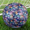 Cosmic Bot Crew Print Size 5 Soccer Ball, Standard Match Football for Sports Game and Team Practice, Ideal Gift for Soccer Fans