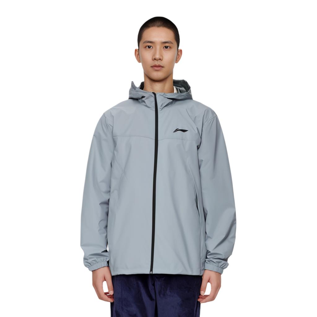 Li Ning Running Collection Jackets Men's Mist Blue Hooded Moderate Other AFDS365-3