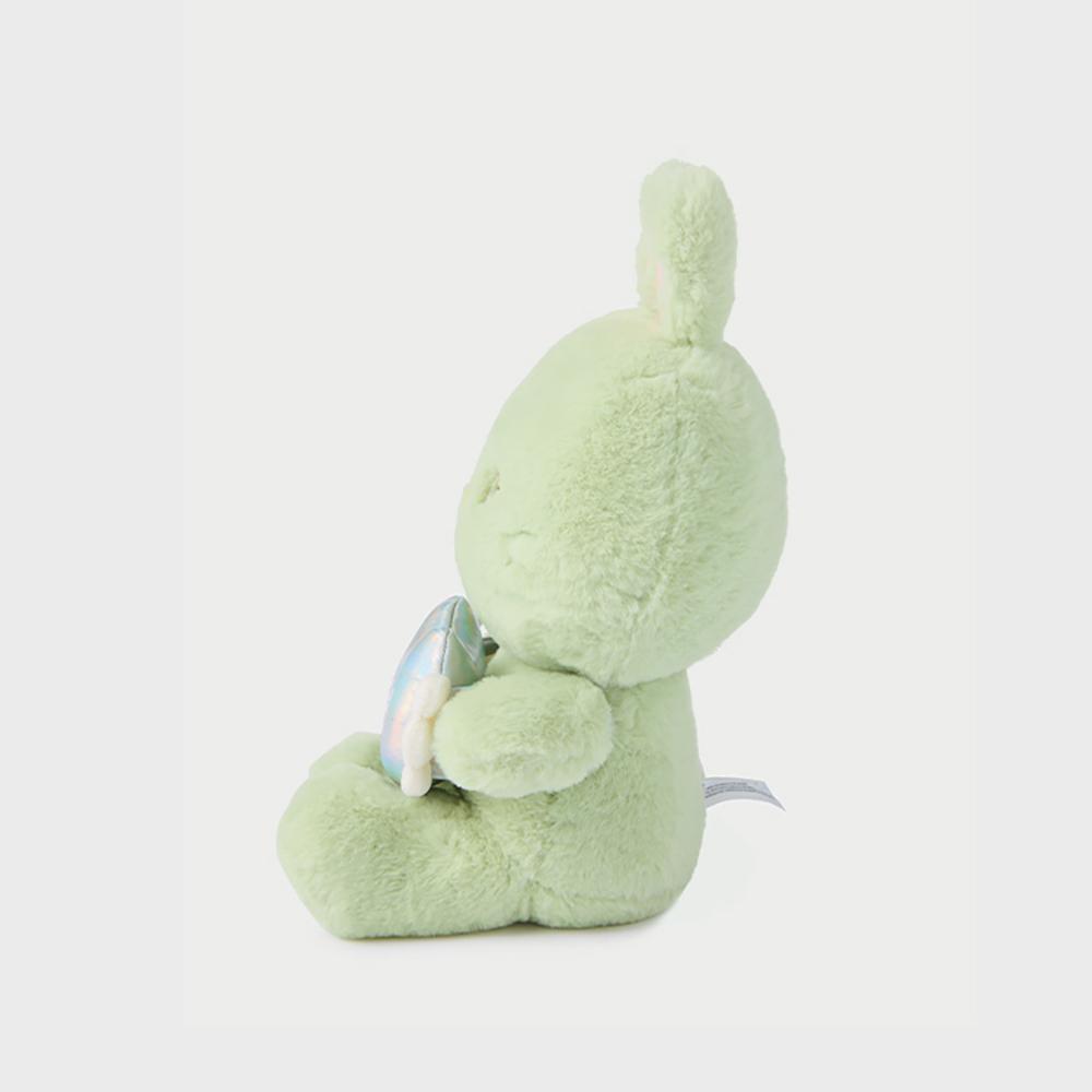LINE FRIENDS Bunini Message Plush Doll - Green Edition