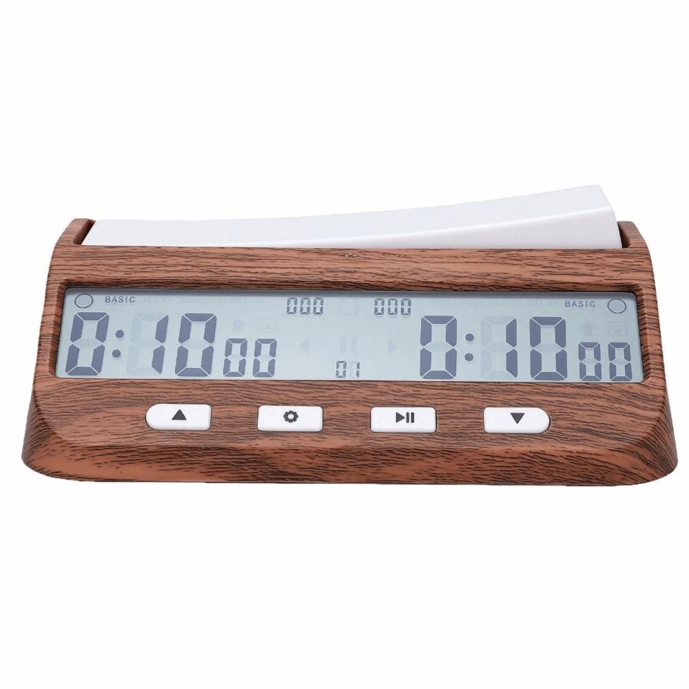 Compact Design Digital Chess Clock ABS Material Board Game Clock Chess Timer for Board Games
