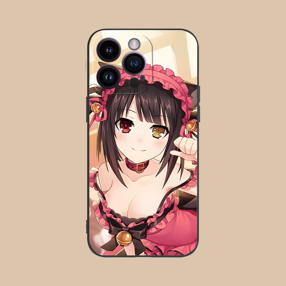 Date a Live Kurumi Tokisaki Phone Case for iPhone 17 16 15 14 13 12 11 X XR XS 8 7 Pro Max Plus Mini Colour Protective Cover