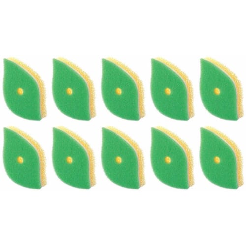 Myrna Lifestyle Suggestion POCO Leaf-Shaped Sponge Green Set of 10