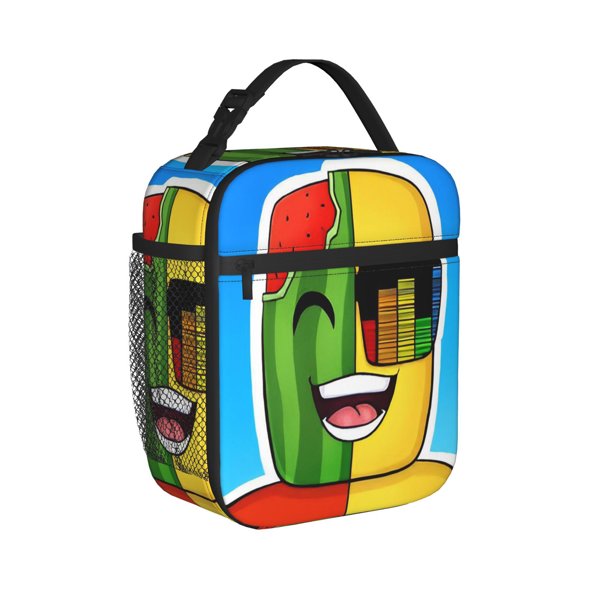 Zonnige en Meloen Merchandise Geïsoleerde Lunchtas Voor School Opslag Voedseldozen Herbruikbare Thermische Koeler Lunchboxen Option 1
