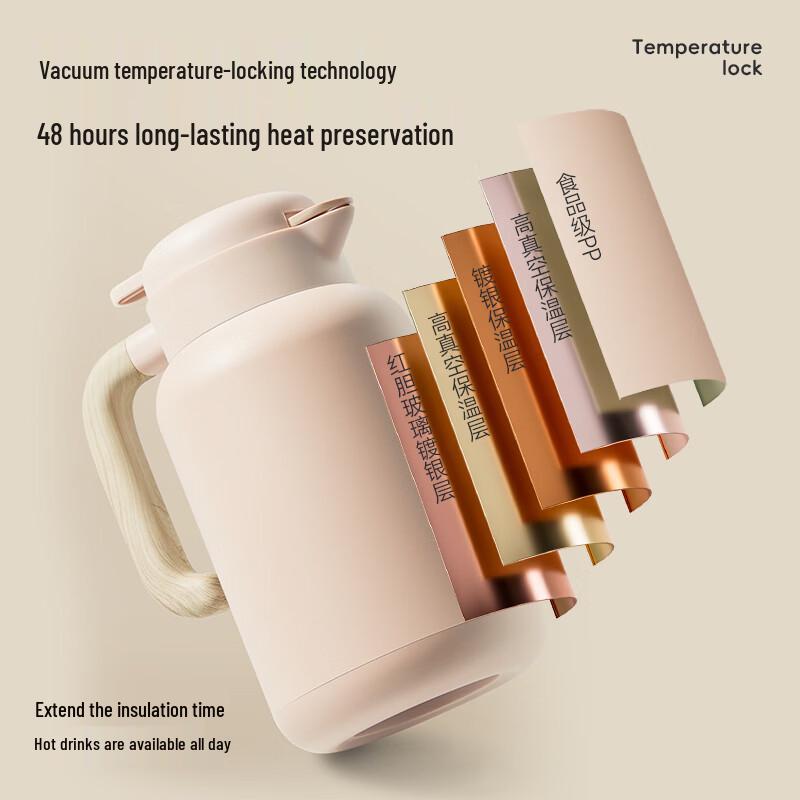 COOKER KING 1L Glass Lined Thermos