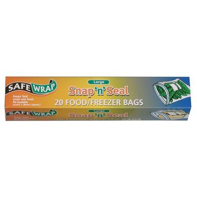 Safewrap Snap & Seal Kühl-/Gefrierbeutel 7 x 9'' 30 Stück