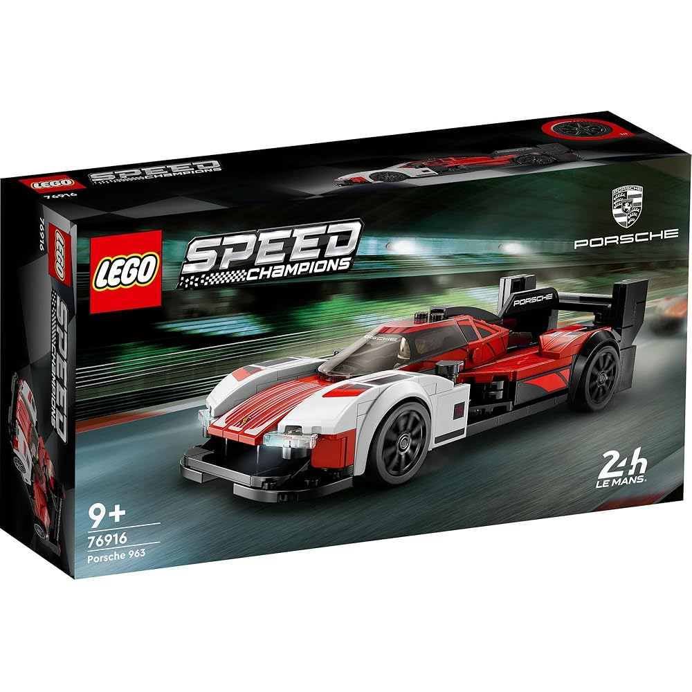 LEGO Speed Champions Porsche 963 Toy Building Set for Kids Ages 9-11 Vehicle Model 76916