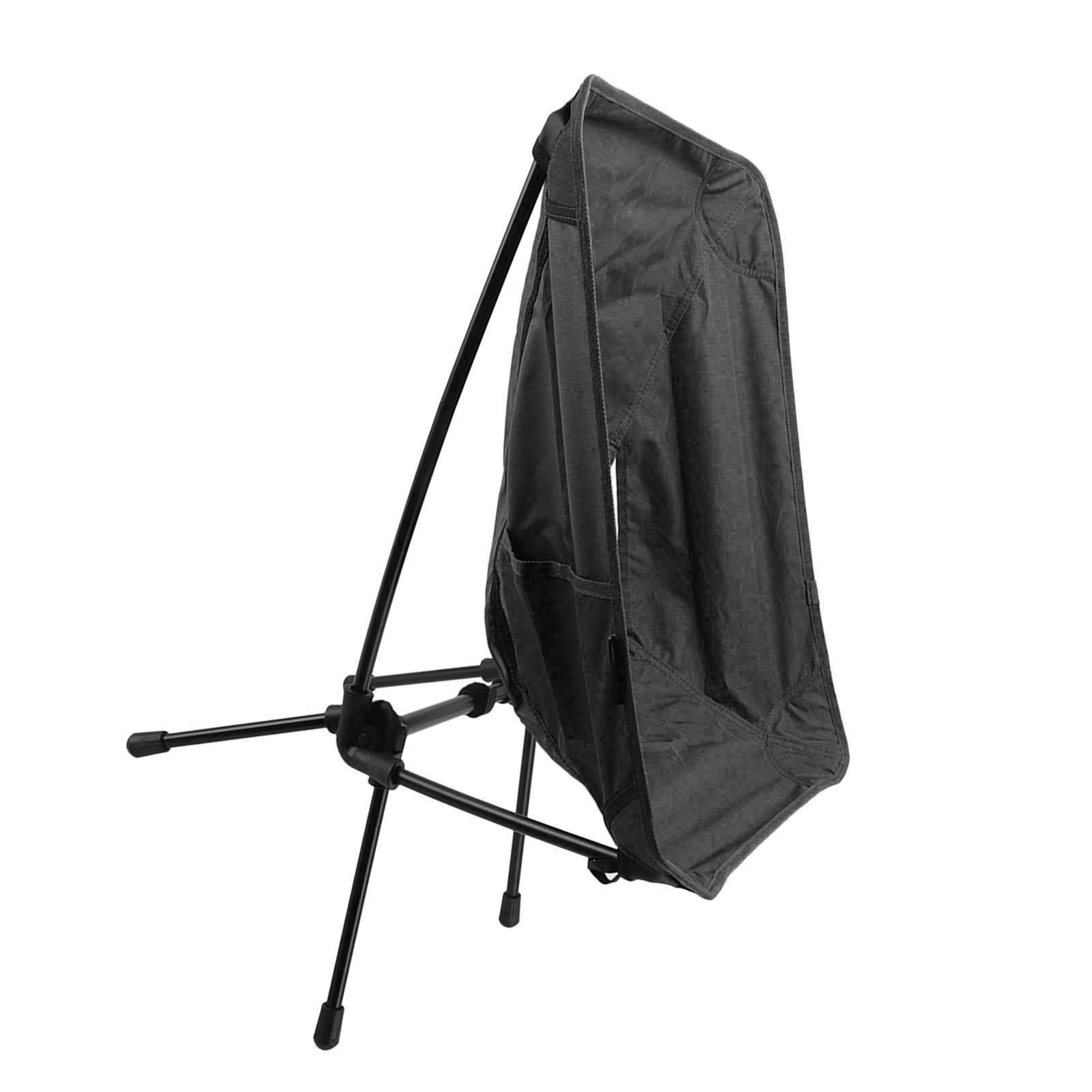 

Moon Chair Folding Lightweight Aluminum Alloy and Oxford Cloth Low Back Camping Chair for Outdoor Beach Fishing