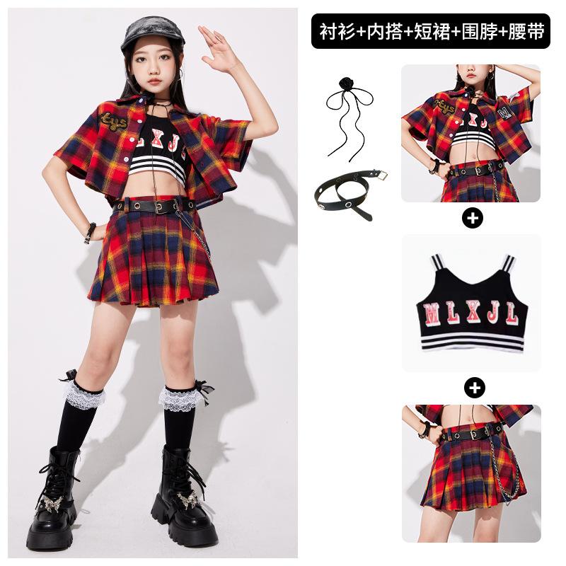 Hip-Hop Children'S Trendy Costumes, Boys' Suits, Hiphop Children'S Clothing, Hip-Hop Catwalk Girls, Jazz Drums