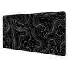 Topographic Contour Gaming Large Mouse Pad for Desk Keyboard and Desk Mat Computer Protector Mat Office Desk Accessories Gifts