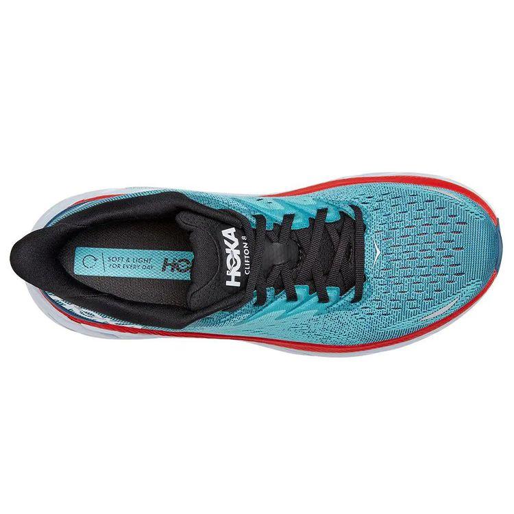 HOKA Clifton 8 Real Teal Men Sneakers Aquarelle 1119393-RTAR