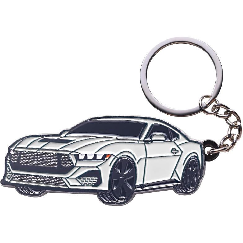For Mustang Keychain Accessories-Key Chain Key Fob Cover for Ford Mustang GT 2024