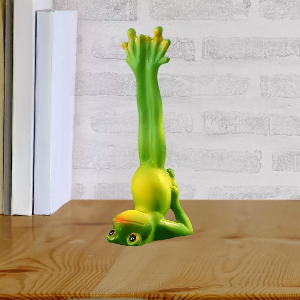 Collectible Frog Statue Resin Ornament for Office And Living Room