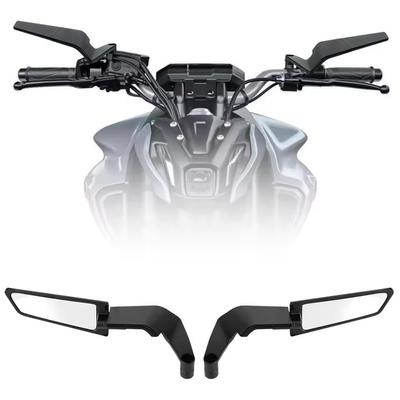 Zmart Motorcycle Accessories Mirror Stealth Winglet Mirror Rotation Adjustable For YAMAHA MT 03 07 09 R1R3R7 XMAX KTM For BMW