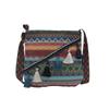 Ethnic-style Crossbody Bag Fashionable Light Luxury Large-capacity Tassel Single-shoulder Bag Women's Small Square Bag
