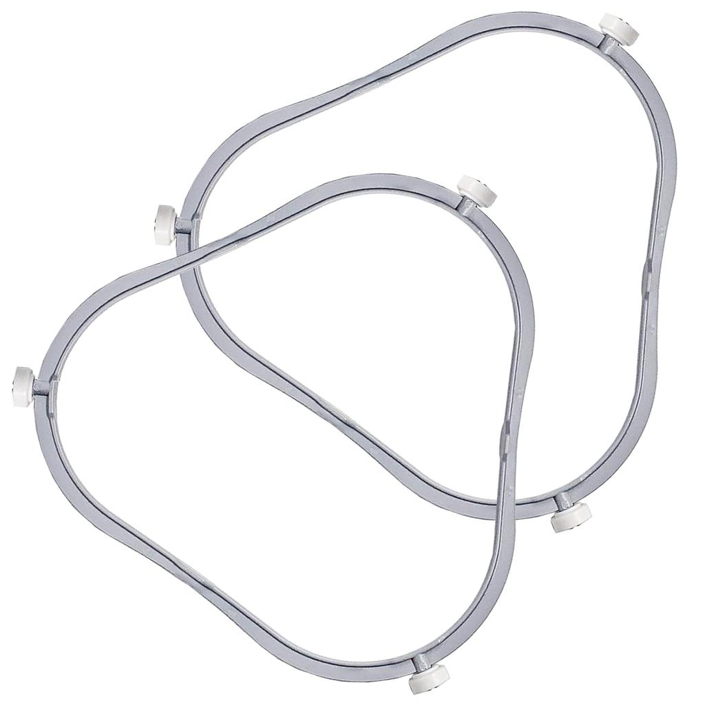 7.48 In W11252182 Microwave Turntable Ring Replacement for Whirlpool with Rollers 8206227 Microwave Glass Tray Support Holder for Whirlpool Microwave