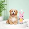 Lovely Rabbit Toy Squeak Stuffed Animal Rabbit Sound Maker for Fun Indoor Dogs Chewing Training Toy Animal Theme