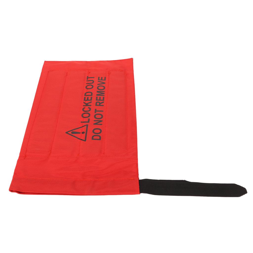 Safety Lockout Bag Wear Resistant Red Warning Signs for Vehicle Controller Button