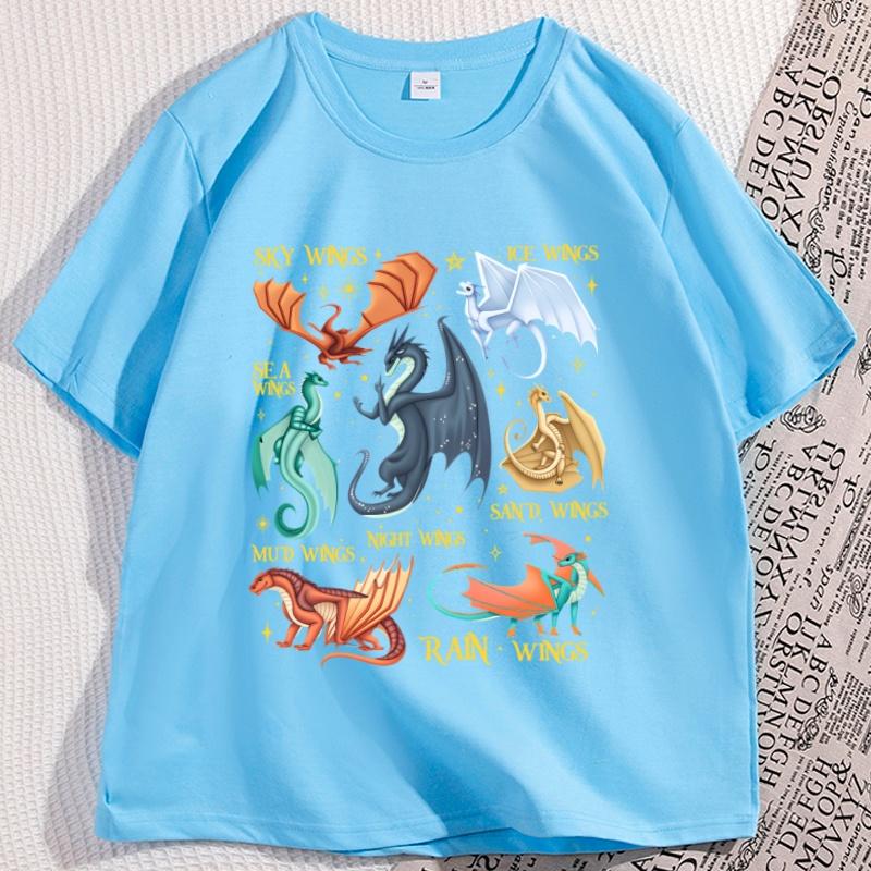 

Wings of Fire Dragons Shirt Queen of Pyrrhia Tshirt Nightwings Seawings Icewings Shirt Dragon Lover Gift Daemon Targaryen 4XL