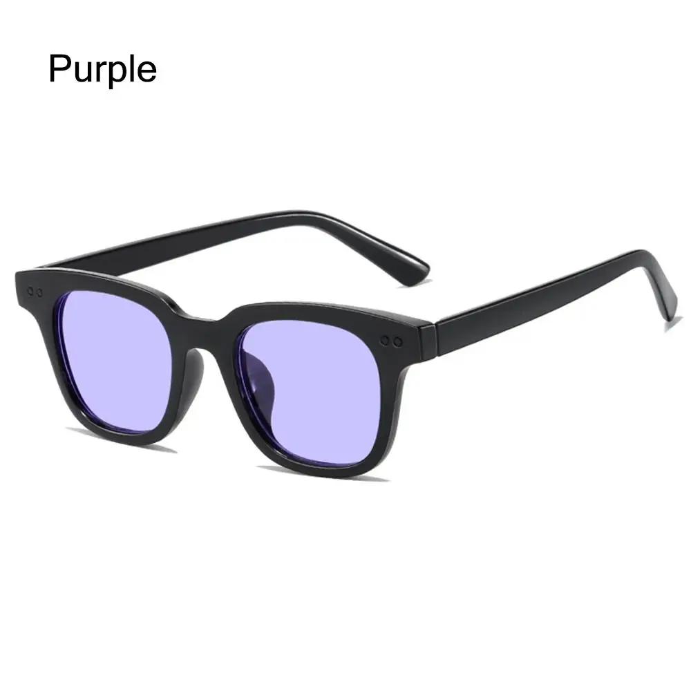 Vintage Square Frame Sunglasses Luxury Retro Ocean Lens Sun Glasses Colorful UV Protection Shades Summer Eyewear