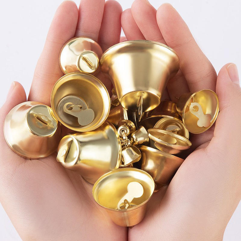 10pcs Mini Trumpet Jingle Bells Ornaments Small Size for DIY Handmade Crafts Pet Hanging Decor Suitable for Party Wedding Christmas Occasions