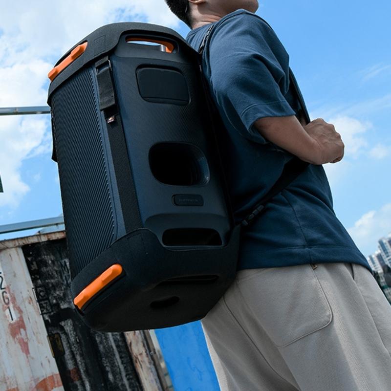 Portable Speakers Carrying Case Protective Travel Cover With Shoulder Straps For Partybox110 Speakers Music Devices