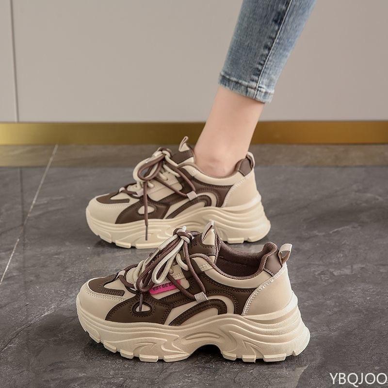 Fashion Fashionable Versatile Soft Soled Sports Shoes Autumn Winter New Casual Comfortable Running Sneakers Simple Thick Women's Shoes