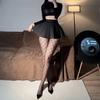 Black stockings sexy rhombus mesh socks high sense thin fishnet socks dating tips Internet celebrity tide pantyhose women