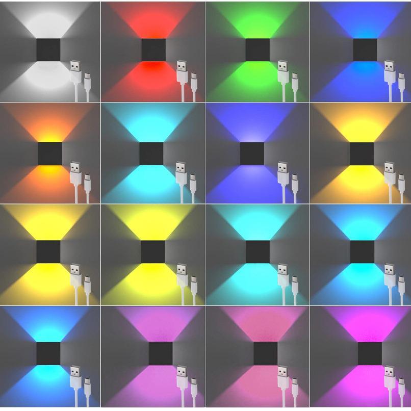 Wireless USB-Powered Wall Lamp: Creative Bedroom, Corridor, and Bedside Decorative Lighting