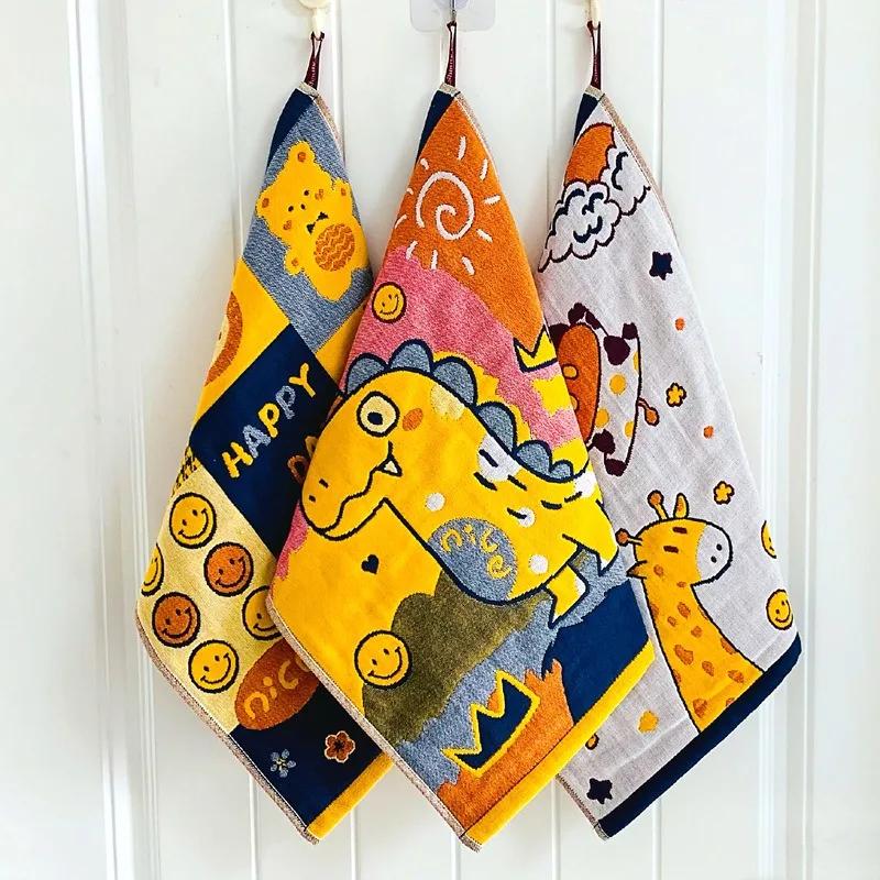 Babyhandtuch, weiches Hautgefühl, 4-lagig, bequem, nicht reizend, reinigende Baumwolle, verschiedene Drucke, Gesichtshandtuch für den Kindergarten