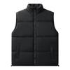 Vest Men's Loose Casual Waistcoat Autumn and Winter Stand-up Collar Thickened Jacket Men's Color Matching Warm Windproof Jacket Men's