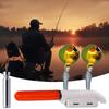 Angelrute Licht Clip Angelrute Lichtstab Rutenklingel USB-Ladung Leuchtendes Tackle Nacht Helle Lampe Fischglocke Alarm Indikator Ringe