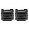 8pcs Set Plastic MultiSlot Furniture Leg Skid Resistance Pad NonSlip Bed Stopper Foot Mat for Table