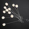 20pcs Wool Daubers Leather Dye Tool with Metal Handle, Leathercraft Dye Applicator Brush, DIY Leather Craft Glue Spreading Tools