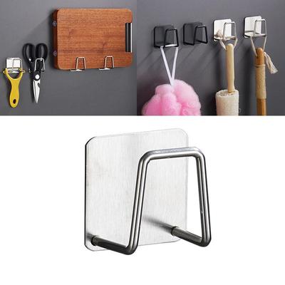 Porta spugne da cucina in acciaio inox, scolapiatti, stendibiancheria autoadesivo, mensola per lavello, accessori da cucina, organizer per riporre oggetti